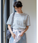 【洗える】シアーフライスボーダー Tシャツ
