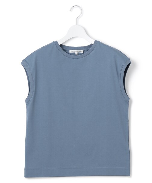 【洗える】コンパクトヤーン フレンチスリーブ Tシャツ