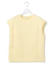 【洗える】コンパクトヤーン フレンチスリーブ Tシャツ