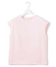 【洗える】コンパクトヤーン フレンチスリーブ Tシャツ