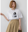 【洗える】JANE PACKERコラボ フォトプリント Tシャツ