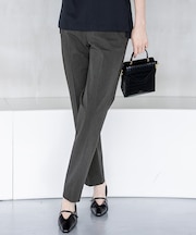 【撥水加工/洗える】ドライ2WAYストレッチ テーパード パンツ