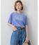 【洗える】シアーベロア リラックス Tシャツ
