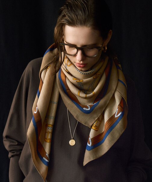 【好評につき追加予約/Oggi10月号掲載】ウール カシミヤ ストール