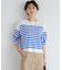 【洗える】Armor-lux パネルボーダー 長袖Tシャツ