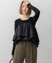 【洗える】マルチタフタ ビスチェ