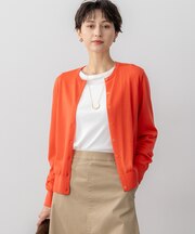 【洗える】サステナブルウール ベーシック カーディガン