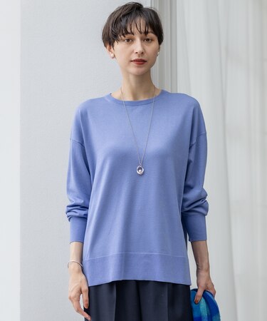 【洗える】オータムシャイニー リラクシー ニット