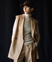 【洗える】TWマットクロス テーラード ジレ