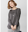 【洗える】サテン ロングスリーブ Tシャツ