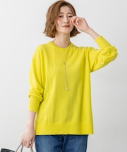 【見上愛さん着用/VERY12月号掲載】ピュアカシミヤ クルーネック ニット