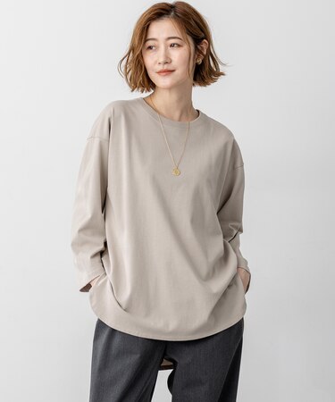 【SLOW/一部店舗限定】MVSコットン チュニック シンプルTEE