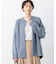 【見上愛さん着用/洗える】ラクーンブレンドダブルフェイス ニット アウター