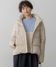 【見上愛さん着用/洗える】シレータフタ コンパクト ダウンコート