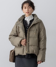 【見上愛さん着用/一部先行予約/洗える】シレータフタ コンパクト ダウンコート