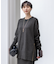 【洗える】カシミヤブレンド サイドジップ  ニットチュニック