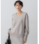 【洗える】カシミヤブレンド Vネック ニット