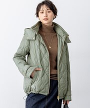 【撥水加工】中綿パディング フード アウター