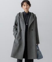【I一部先行予約】ウールカシミヤビーバー フーデット コート