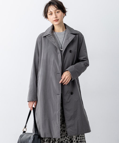 【洗える】LIMONTA ステンカラー ライトアウター