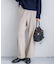 【見上愛さん着用/洗える】カシミヤブレンド ニット パンツ