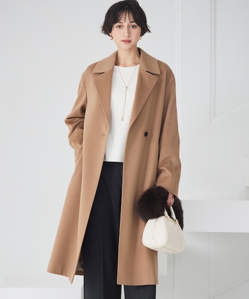 MTRカシミヤビーバー チェスター コート