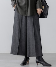 ラメミックスツイード クロップド パンツ