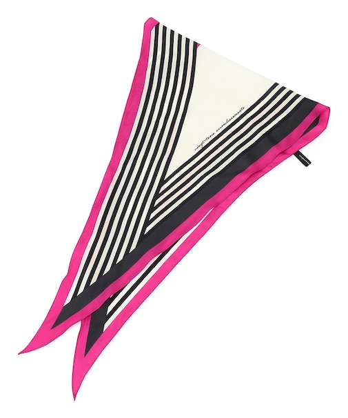 【滝沢眞規子さん着用/VERY12月号掲載】ランダムストライプ ダイヤ スカーフ