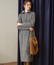 【SLOW/一部店舗限定】ソフトウール ニット ワンピース