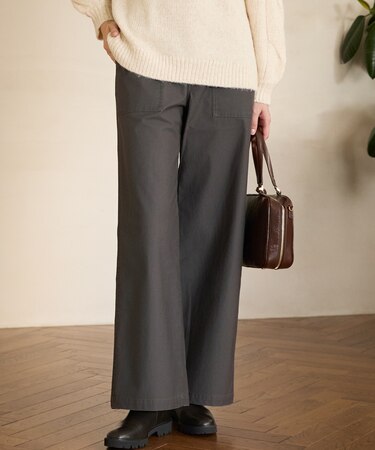 【SLOW/一部店舗限定】ミリタリーボトム ベイカーパンツ