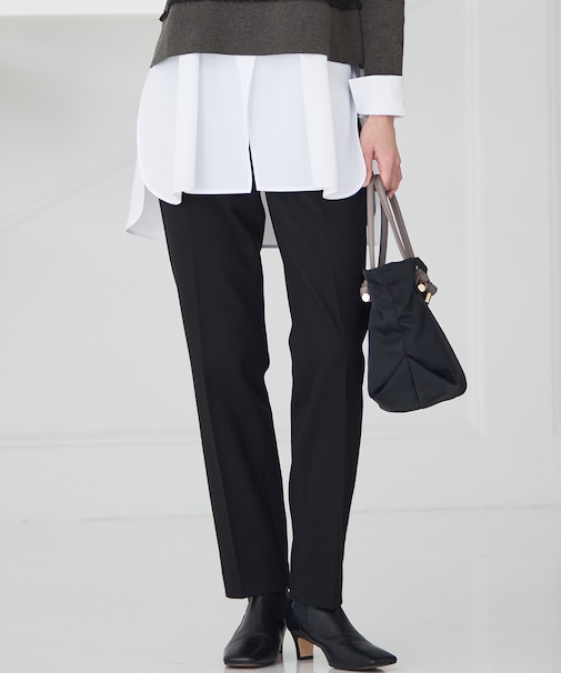 【一部先行予約/洗える】フランネル2WAY テーパード パンツ