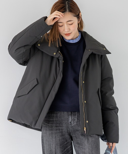 【先行予約/一部店舗限定/撥水加工】ミリタリー Aライン ダウンコート