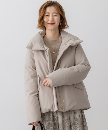 【先行予約/一部店舗限定/撥水加工】ミリタリー Aライン ダウンコート