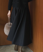 【洗える】フルーフィーツイル フレア スカート