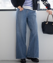 【RED CARD TOKYO×23区】 センタープレス デニム ワイド パンツ