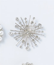 クリスタルシャワー ブローチ