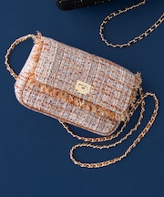 GIOLICAツイード ショルダーバッグ