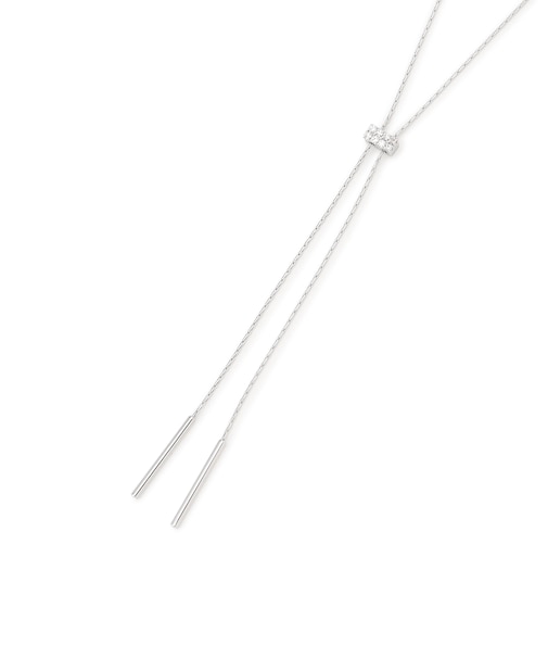 スネークチェーン ラリエット ネックレス