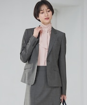 【セットアップ対応】ファインネスウール 一つ釦 ジャケット