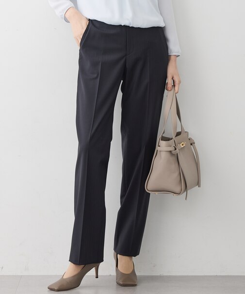 【セットアップ着用】ファインネスウール テーパード パンツ