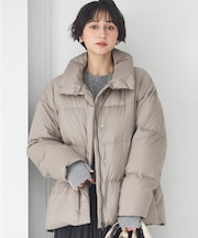 【Oggi掲載】シレータフタ ハイネック ショート ダウンコート