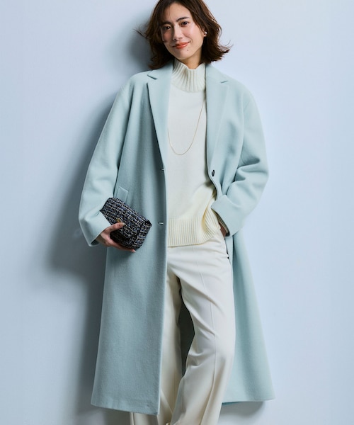 WEB&一部店舗限定】ウールモッサ チェスターコート｜ニジュウサンクの