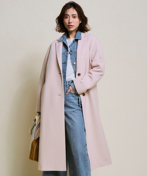 WEB&一部店舗限定】ウールモッサ チェスターコート｜ニジュウサンクの