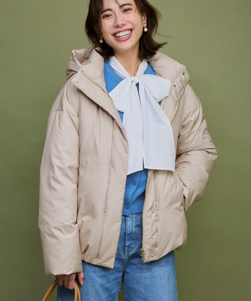 【WEB&一部店舗限定】ステッチレス フーデット ダウン