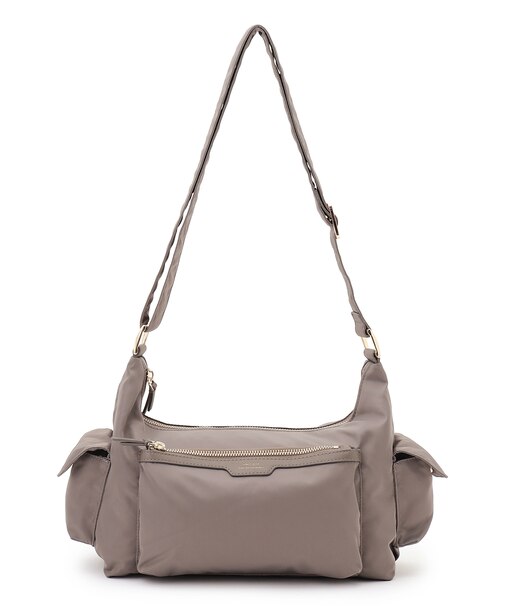 ナイロン サイドポケット ショルダーバッグ