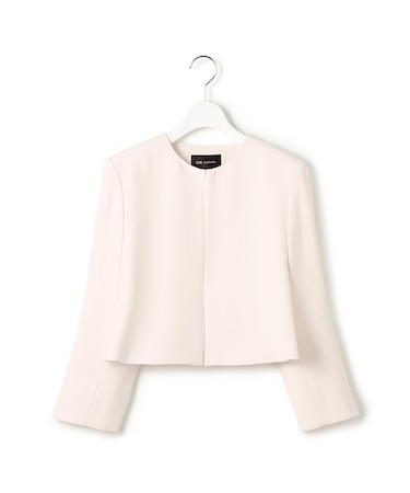 【APPLAUDIR】クリアジョーゼット コンパクトタックジャケット