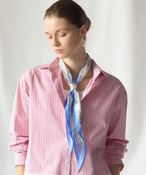 スタンプ柄ダイヤ スカーフ