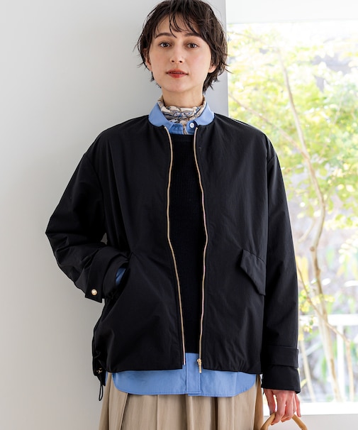 ライトパディング ノーカラー アウター