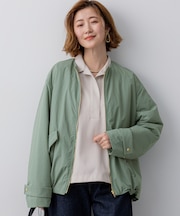 ライトパディング ノーカラー アウター