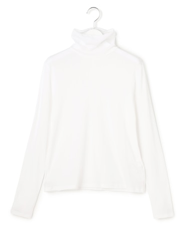 シアーフライス レイヤード タートル カットソー